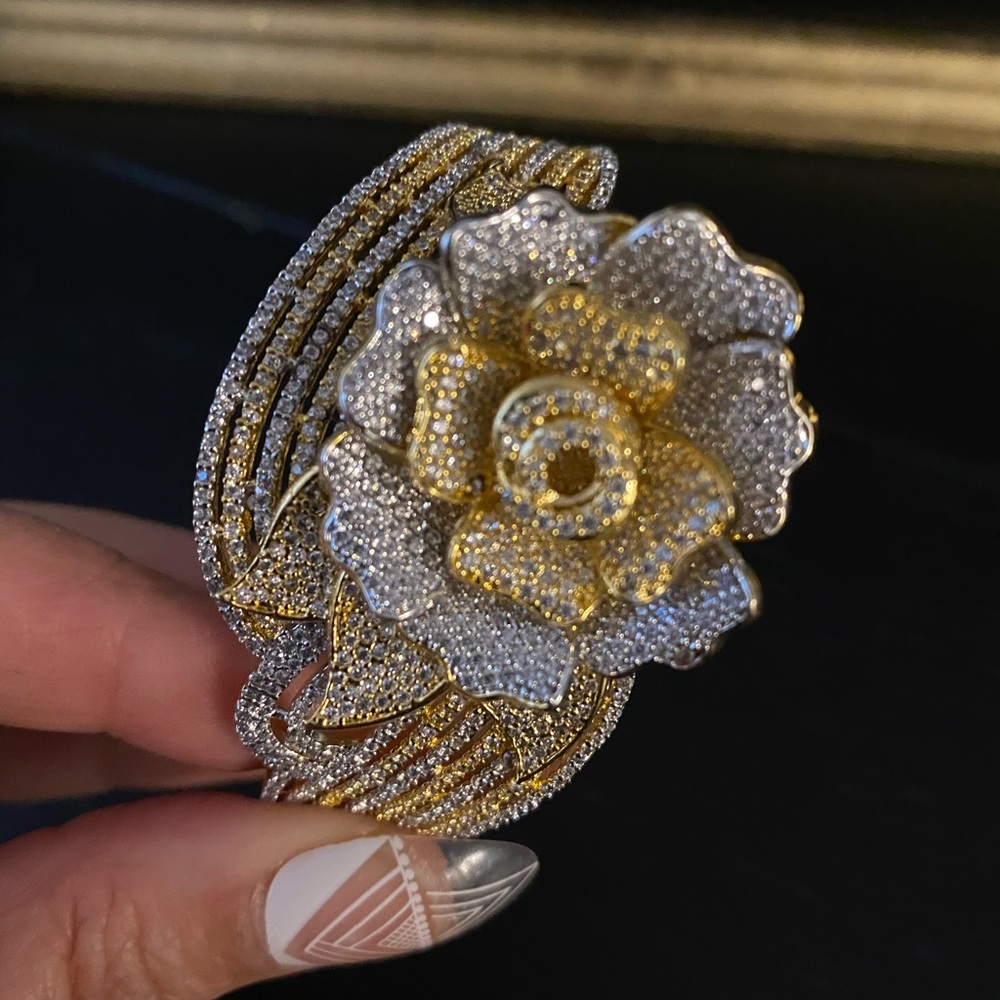 Just A Few Examples Of Openable Gold Plated Bangle - image 4